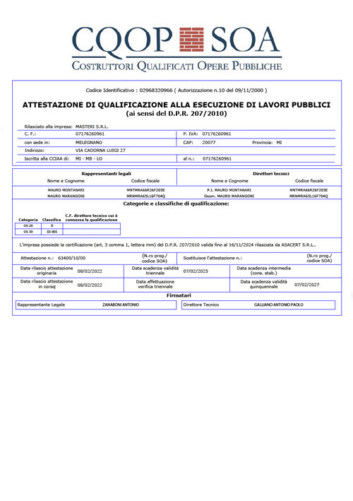 Masteri-srl---SOA Anteprima del certificato SOA di Masteri srl